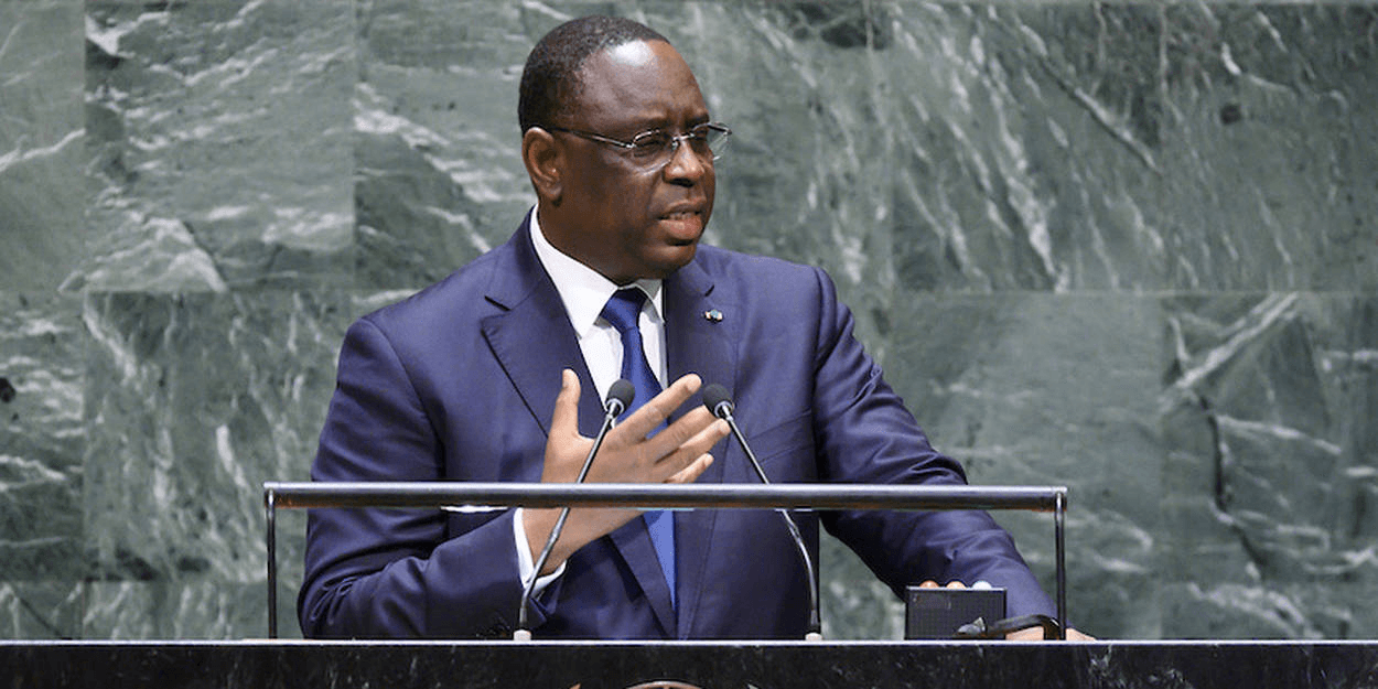 Illustration — Macky Sall devant l'ONU : seul Africain en lice pour diriger le monde, sans soutien de son pays ni de l'UA